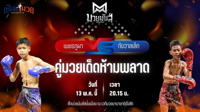 วิเคราะห์มวย ศึกมวยมันส์สนั่นเมือง ช่วงที่ 2 เพชรภูผา แบงค์ทองคำใต้เพชรบุรี พบ กังวาลเล็ก ก.วุฒิชัย