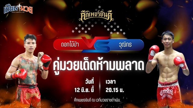 วิเคราะห์มวย ศึกเพชรยินดี ช่วงที่ 2 ดอกไม้ป่า สันติอุบล พบ วุฒิกร สวนน้ำธารคีรี