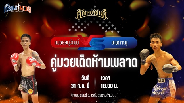 วิเคราะห์มวย ศึกเพชรยินดี เพชรอนุวัฒน์ น.อนุวัฒน์ยิม พบ เดชภานุ ส.พงษ์อมร