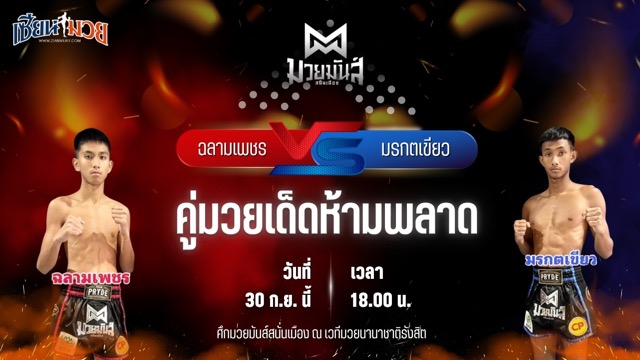 วิเคราะห์มวยวันนี้ ศึกมวยมันส์สนั่นเมือง เป็นการพบกันระหว่าง ฉลามเพชร อั๋นสุขุมวิท และ มรกตเขียว ส.เรืองสวัสดิ์