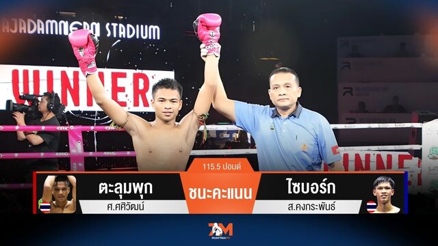 ผลมวยวันนี้ ตะลุมพุก ชนะคะแนน ไซบอร์ก ไปได้แบบสุดมันส์