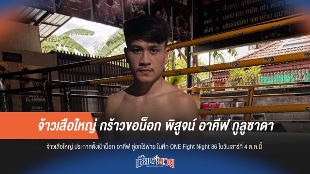 จ้าวเสือใหญ่ กร้าวขอน็อก พิสูจน์ อาคีฟ กูลูซาดา