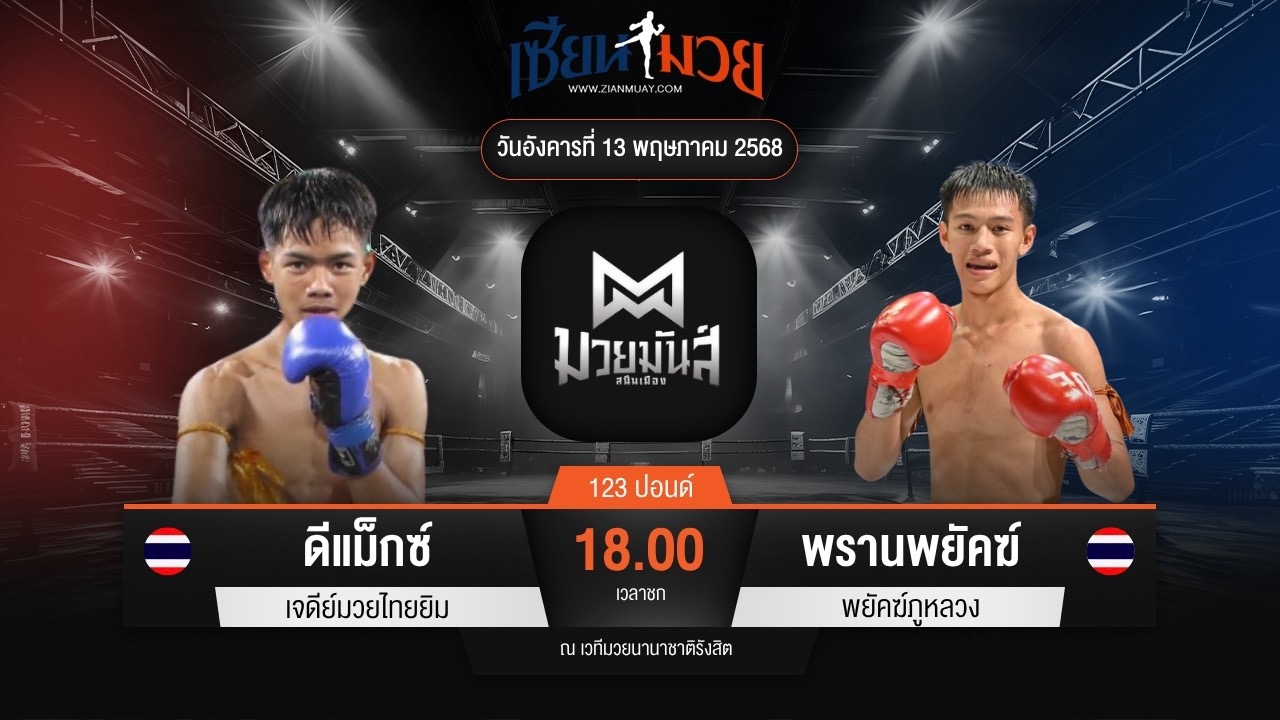 ไฮไลท์มวยศึกมวยมันส์สนั่นเมือง ระหว่าง ดีแม็กซ์ เจดีย์มวยไทยยิม พบ พรานพยัคฆ์ พยัคฆ์ภูหลวง