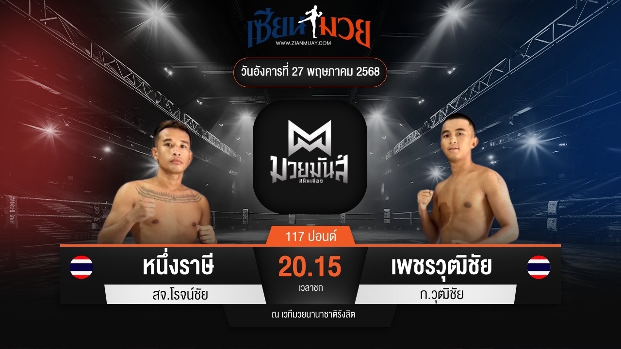 ไฮไลท์มวยศึกมวยมันส์สนั่นเมือง ระหว่าง หนึ่งราษี สจ.โรจน์ชัย พบ เพชรวุฒิชัย ก.วุฒิชัย