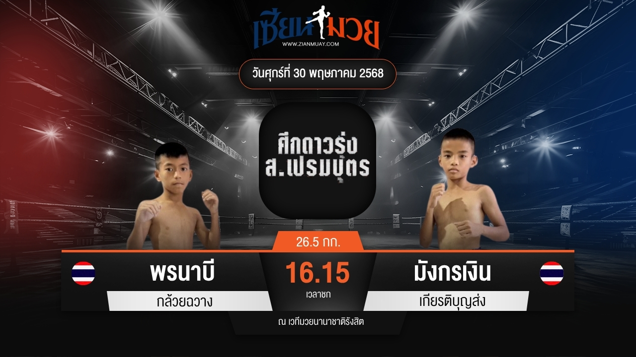 ไฮไลท์มวยศึก ส.เปรมบุตร ระหว่าง พรนาบี กล้วยฉวาง พบ มังกรเงิน เกียรติบุญส่ง