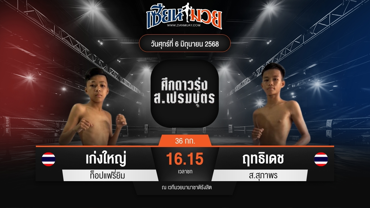 ไฮไลท์มวยศึก ส.เปรมบุตร ระหว่าง เก่งใหญ่ ท็อปแฟรี่ยิม พบ ฤทธิเดช ส.สุภาพร
