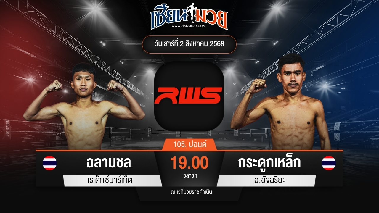 ไฮไลท์มวยศึก RWS ระหว่าง ฉลามชล เรเด็กซ์มาร์เก็ต พบ กระดูกเหล็ก อ.อัจฉริยะ