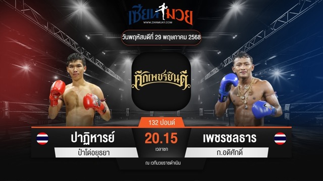 ไฮไลท์มวยศึกเพชรยินดี ระหว่าง ปาฏิหารย์ ป๋าโด่อยุธยา พบ เพชรชลธาร ก.อดิศักดิ์