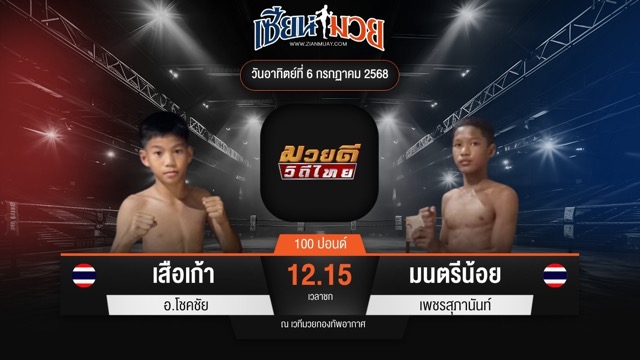 ไฮไลท์มวยศึกมวยดีวิถีไทย ระหว่าง เสือเก้า อ.โชคชัย พบ มนตรีน้อย เพชรสุภานันท์