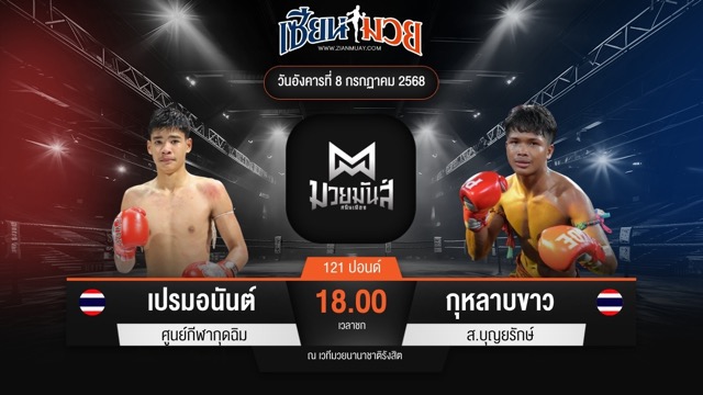 ไฮไลท์มวยศึกมวยมันส์สนั่นเมือง ระหว่าง เปรมอนันต์ ศูนย์กีฬากุดฉิม พบ กุหลาบขาว ส.บุญยรักษ์