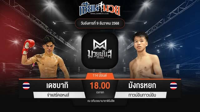 ไฮไลท์มวยศึกมวยมันส์สนั่นเมือง ระหว่าง เดชบากิ จ่าแสร์คอหงส์ พบ มังกรหยก ทาวน์อินทาวน์ยิม