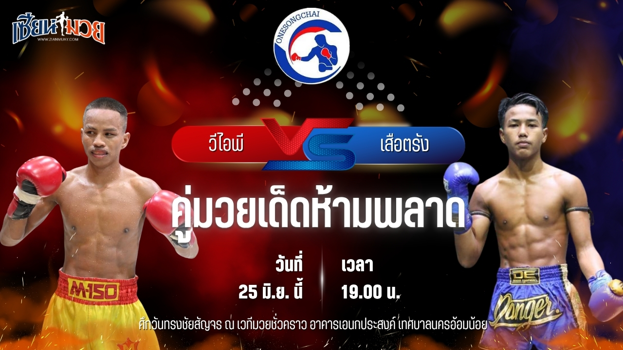วิเคราะห์มวย ศึกวันทรงชัยสัญจร วีไอพี ศิษย์จ่าต้น พบ เสือตรัง Siam No.1 ยิมส์