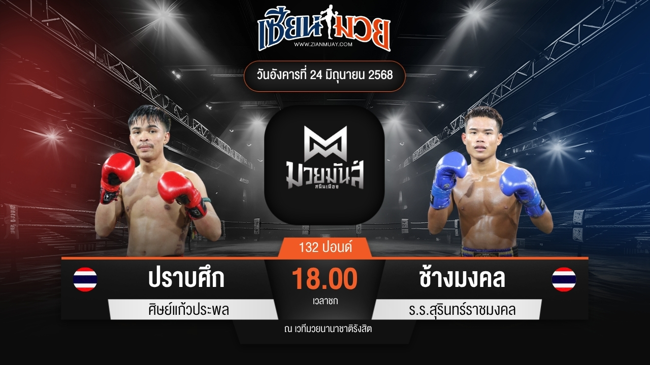 ไฮไลท์มวยศึกมวยมันส์สนั่นเมือง ระหว่าง ปราบศึก ศิษย์แก้วประพล พบ ช้างมงคล ร.ร.สุรินทร์ราชมงคล